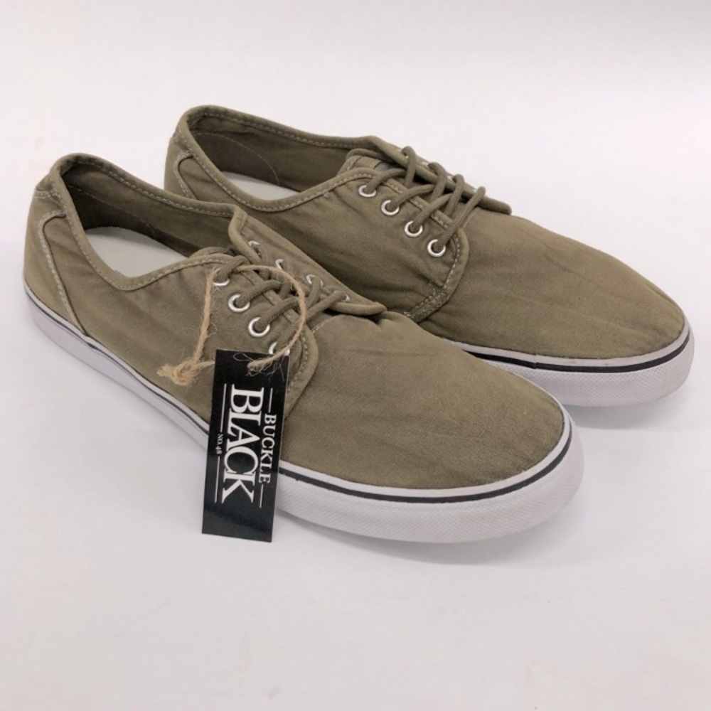 Buckle Black boat shoes men’s Fender Grey sneakers